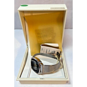 VINTAGE FAIRCHILD STAINLESS STEEL DIGITAL WATCH FC1347 TRITUM - NOS